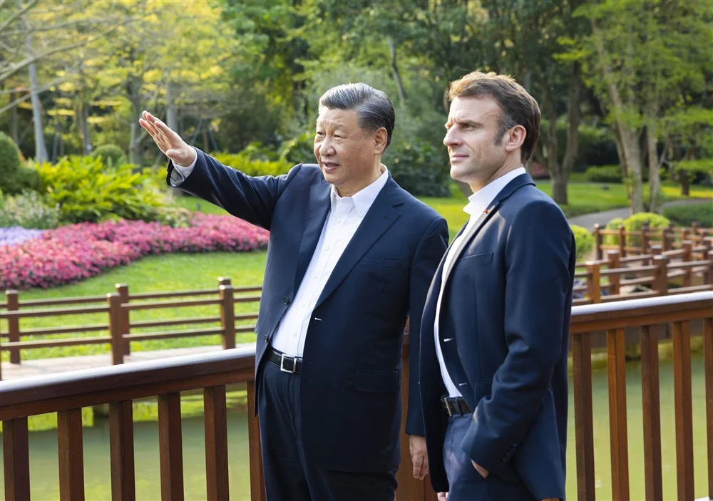 macron-a-vorbit-cu-presedintele-chinez-xi-jinping.-razboiul-din-ucrain,-tema-importanta-a