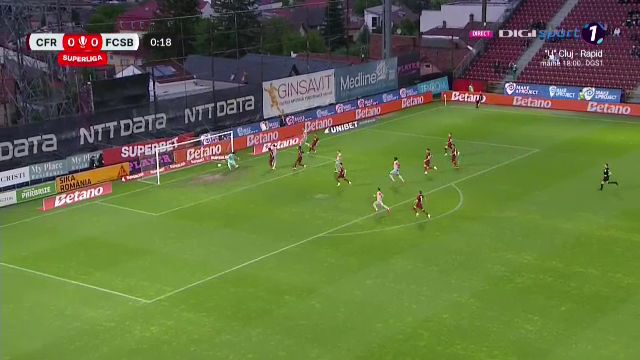 acum:-cfr-cluj-–-fcsb-0-1-|-campioana-deschide-scorul-in-secunda-18-cu-pustii-in-teren