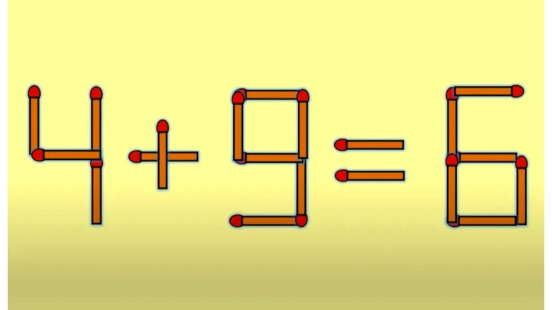 testul-iq-de-marti!-doar-romanii-smart-pot-corecta-4-+-9-=-6-mutand-un-singur-bat-de-chibrit