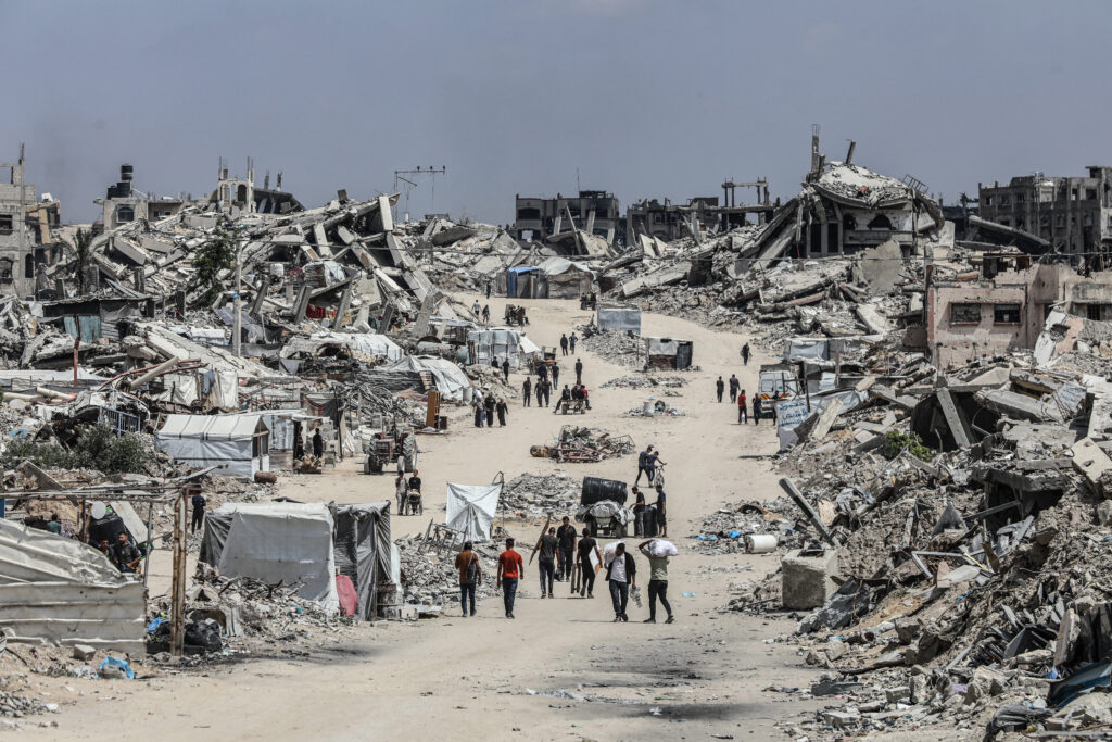 fundatia-sprijinita-de-sua,-acuzata-ca-urmareste-stramutarea-palestinienilor-din-gaza