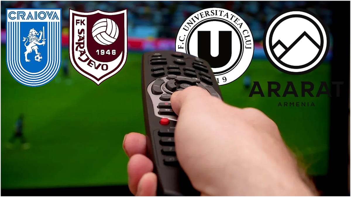 cine-transmite-la-tv-universitatea-craiova-sarajevo-si-u-cluj-ararat-armenia