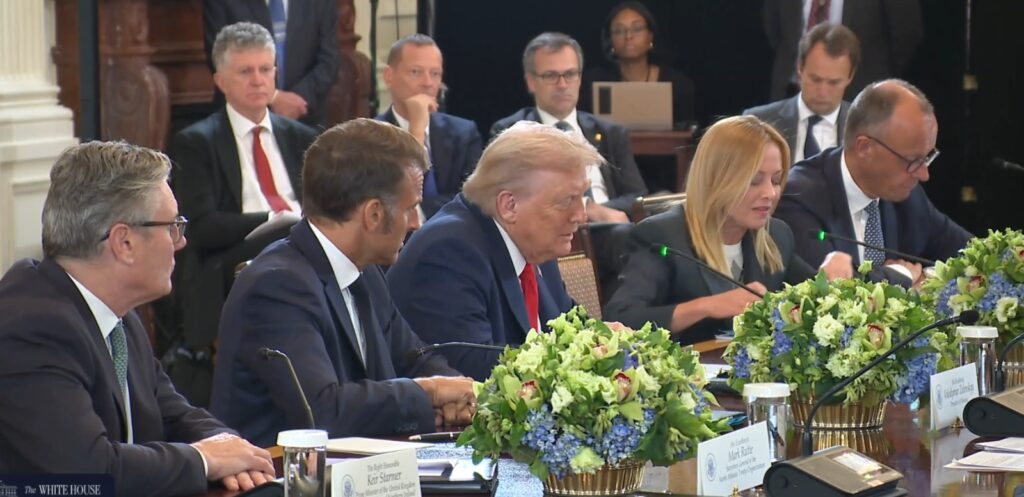 donald-trump-la-intalnirea-cu-liderii-europeni:-toata-lumea-lucreaza-pentru-acelasi-obiectiv