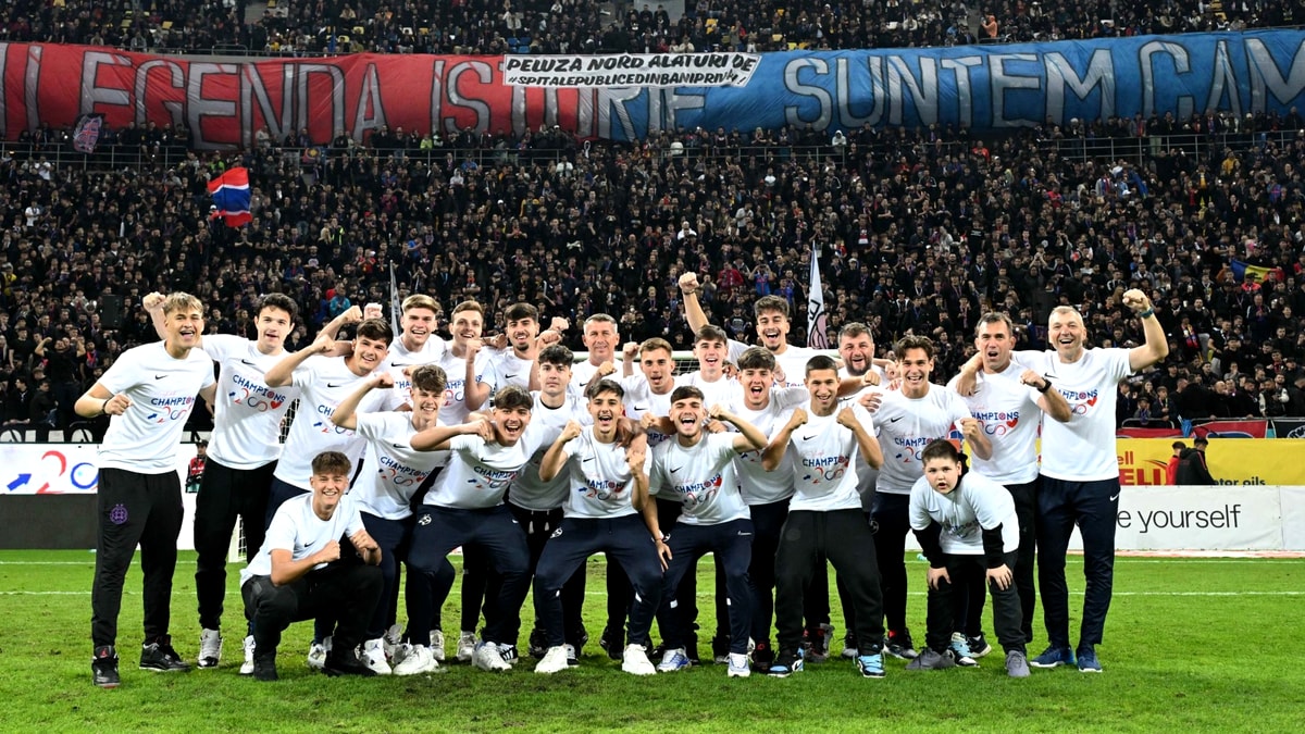 FCSB, performanță remarcabilă în Youth League cu Messi de România în urma sa – LIVE