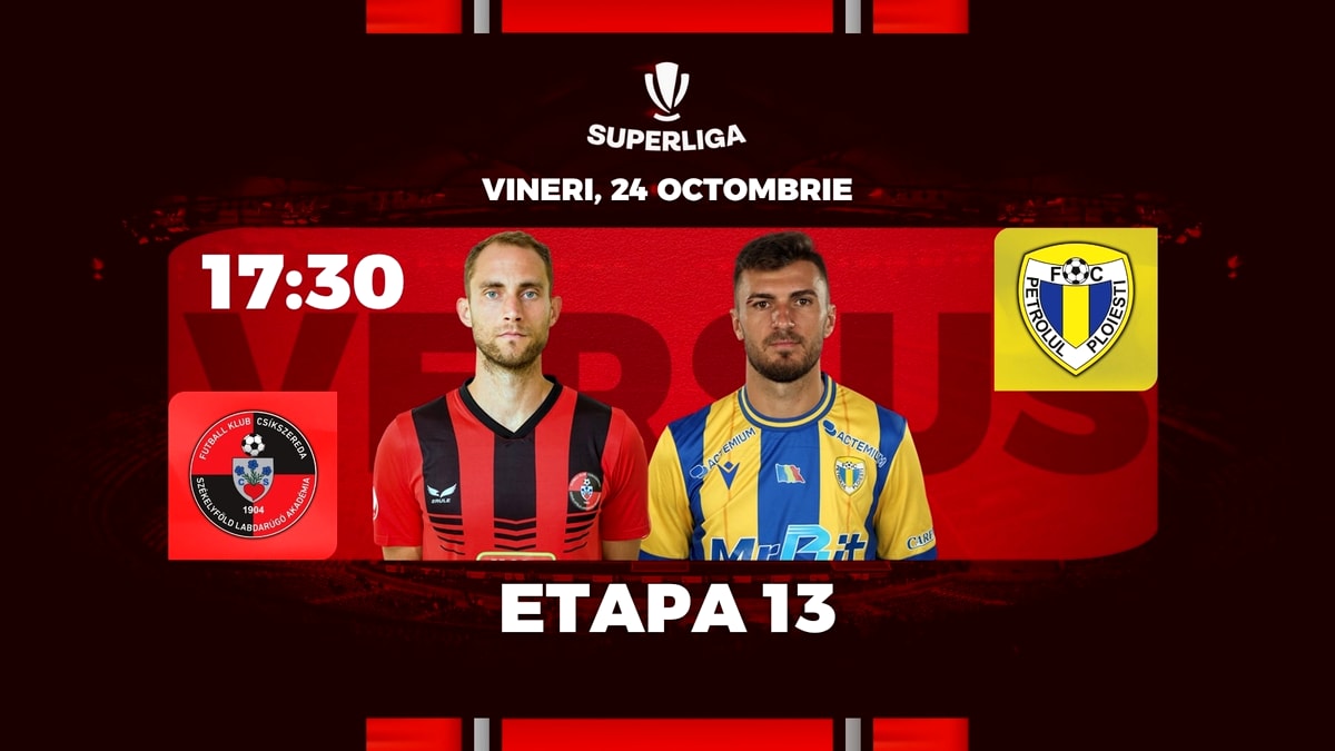 Live SuperLiga etapa 14: Fluier de start în meciul Csikszereda vs Petrolul
