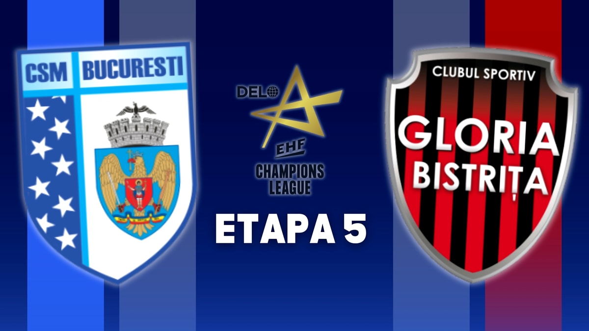 Live Liga Campionilor la handbal feminin etapa 5 Gloria Bistrița Esjberg**