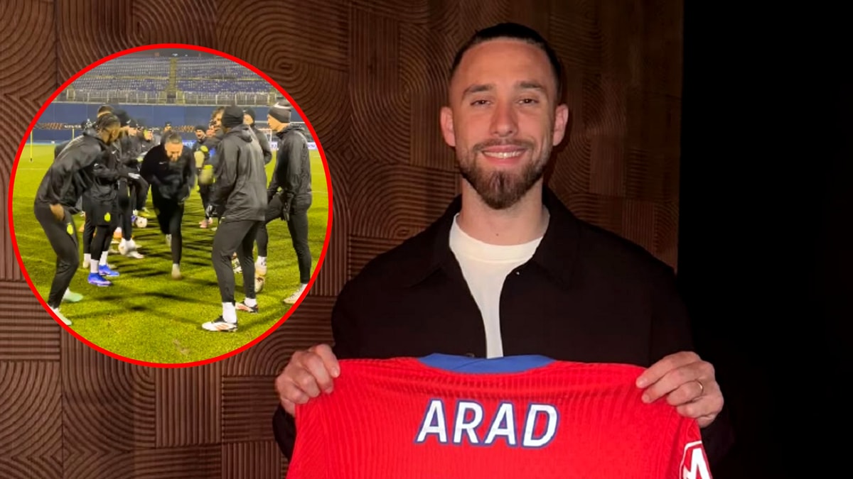 ofri-arad-a-primit-botezul-la-fcsb-imagini-de-senzatie-de-la-zagreb-cu-noul-jucator-al-campioanei-romaniei.-video