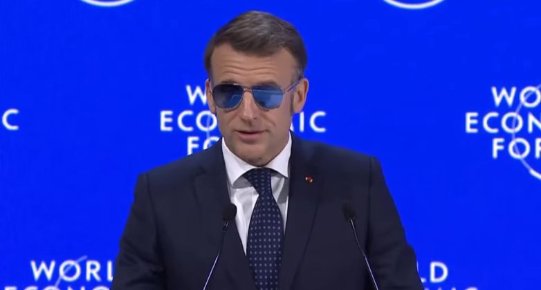 ochelarii-stil-top-gun-purtati-de-macron-la-davos-au-starnit-senzatie,-cautarile-pe-internet-au-explodat-iar-actiunile-marcii-producatoare-au-crescut-cu-6%