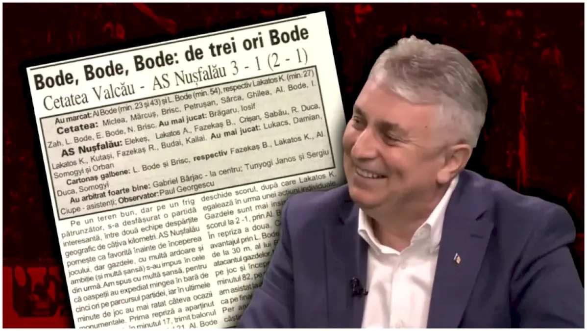 Fostul ministru de Interne a marcat într-un meci de campionat