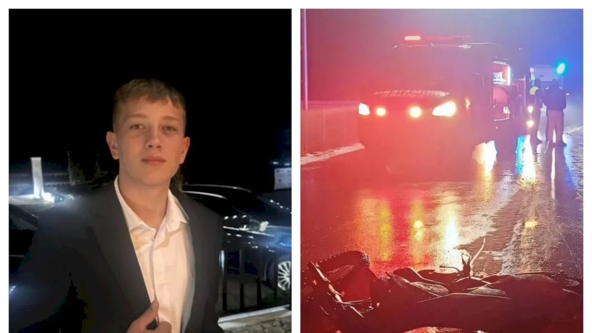 Adolescent de 16 ani a murit într-un accident cu motocicleta