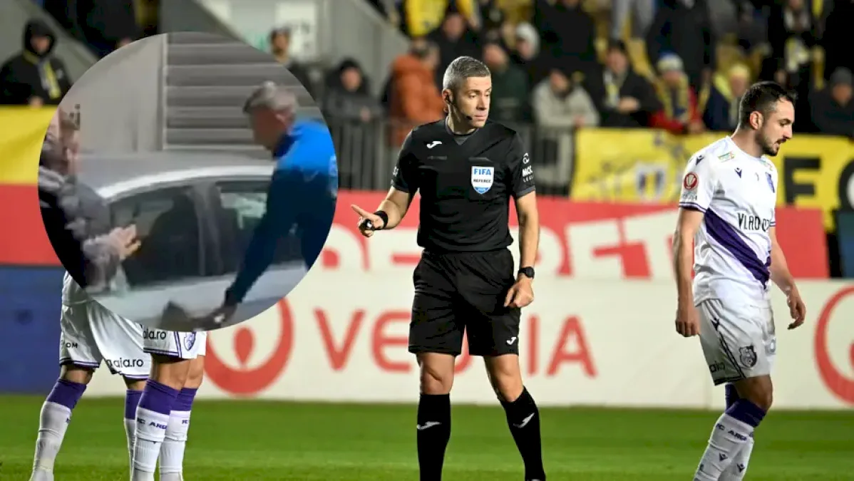 Momente incredibile pentru Radu Petrescu la câteva minute după gafa din Petrolul  FC Argeș 2-1. Ce a pățit chiar în parcarea stadionului: Jandarmeria trebuia să fie acolo