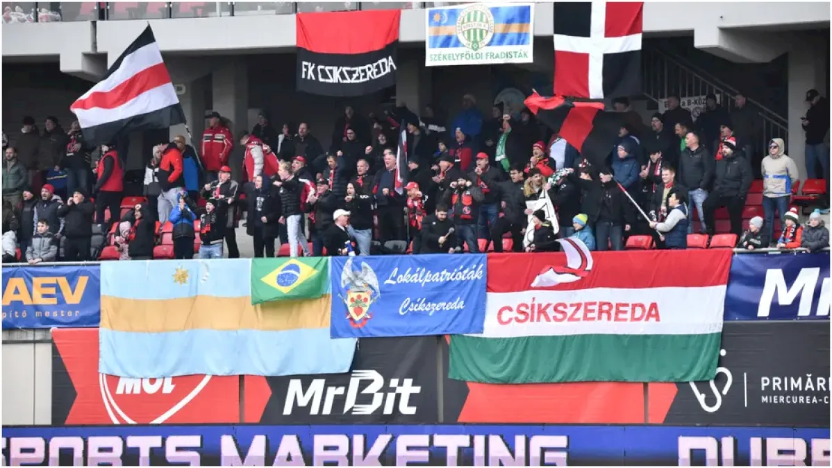 FK Csikszereda reacționează după amenzi de la FRF pentru simboluri Ținutului Secuiesc