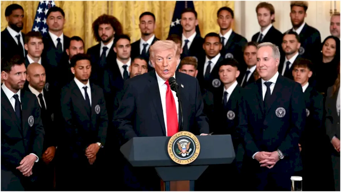 Donald Trump s-a întâlnit cu Messi la Casa Albă în timpul războiului