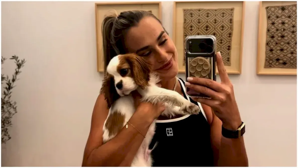 Aryna Sabalenka vorbește despre animalul său de companie și numele legendarului tenismen