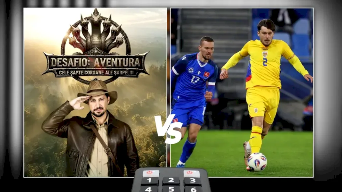 Audiențe TV: câți români au ales Desafio pe PRO TV în locul meciului Slovacia-România