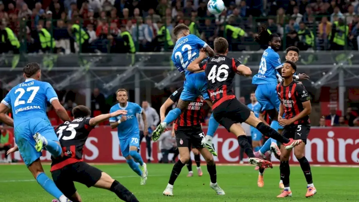 Napoli vs AC Milan, meci în etapa a 31-a din Serie A, scor deschis