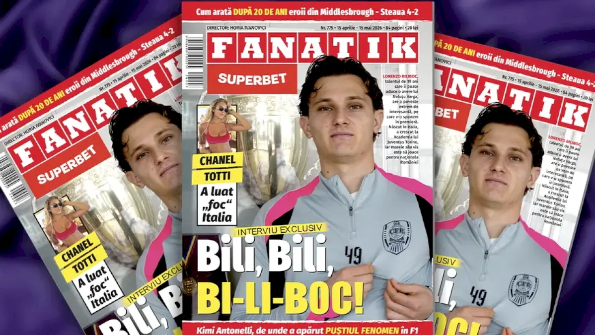 Revista Fanatik 775! Povestea nefardată a lui Lorenzo Biliboc, umbra lui Hagi la Istanbul sau puterea banilor în SuperLiga