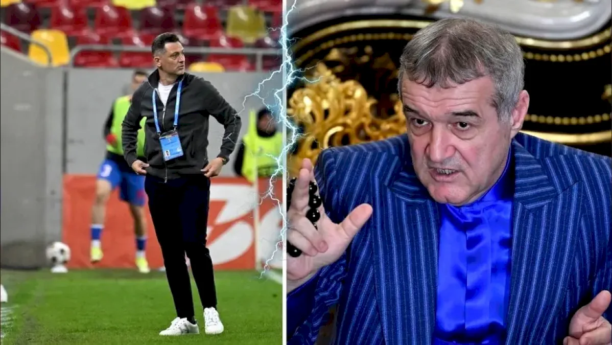Gigi Becali răsuflă ușurat după ce l-a auzit pe Mirel Rădoi la flash-interviu: Este între ciocan și nicovală