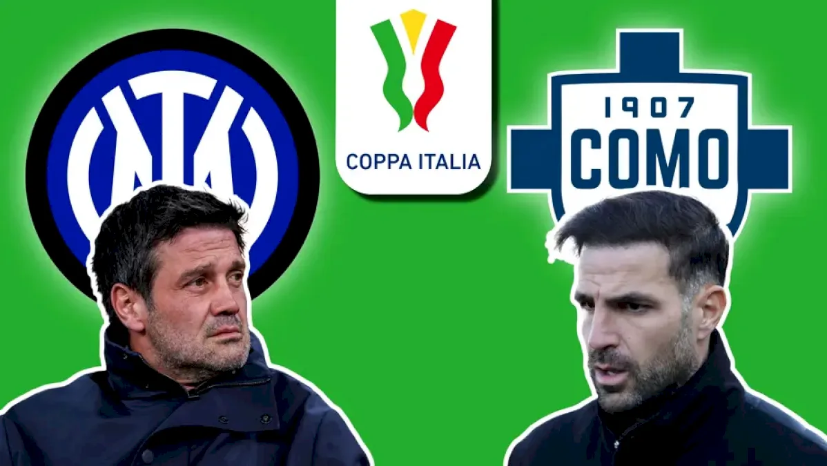 Semifinale Cupa Italiei: Inter Como 0-0, live video în retur. Echipa lui Chivu e în corzi în startul meciului