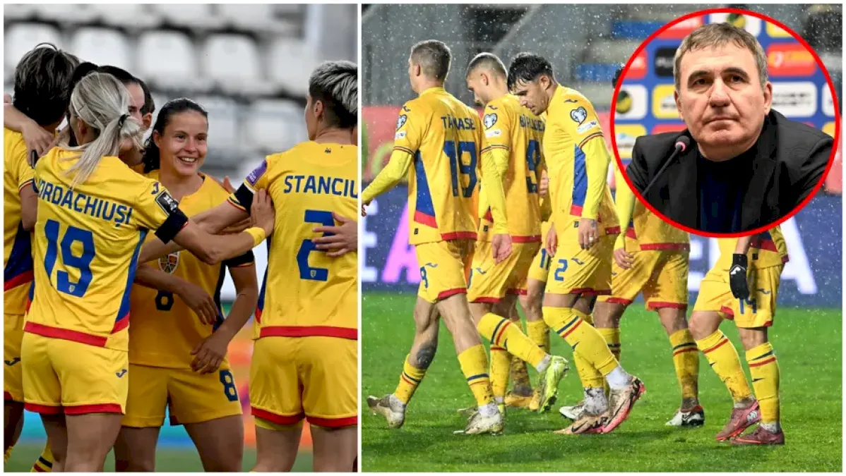 Naționala feminină a României a depășit echipa lui Gică Hagi! Situație șocantă