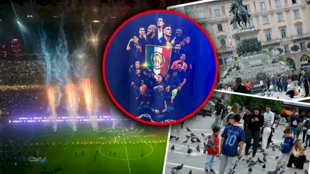 Cum arată Milano la 24 de ore după nebunia nerazzurro! Video exclusiv din Piața Domului și de la Meazza
