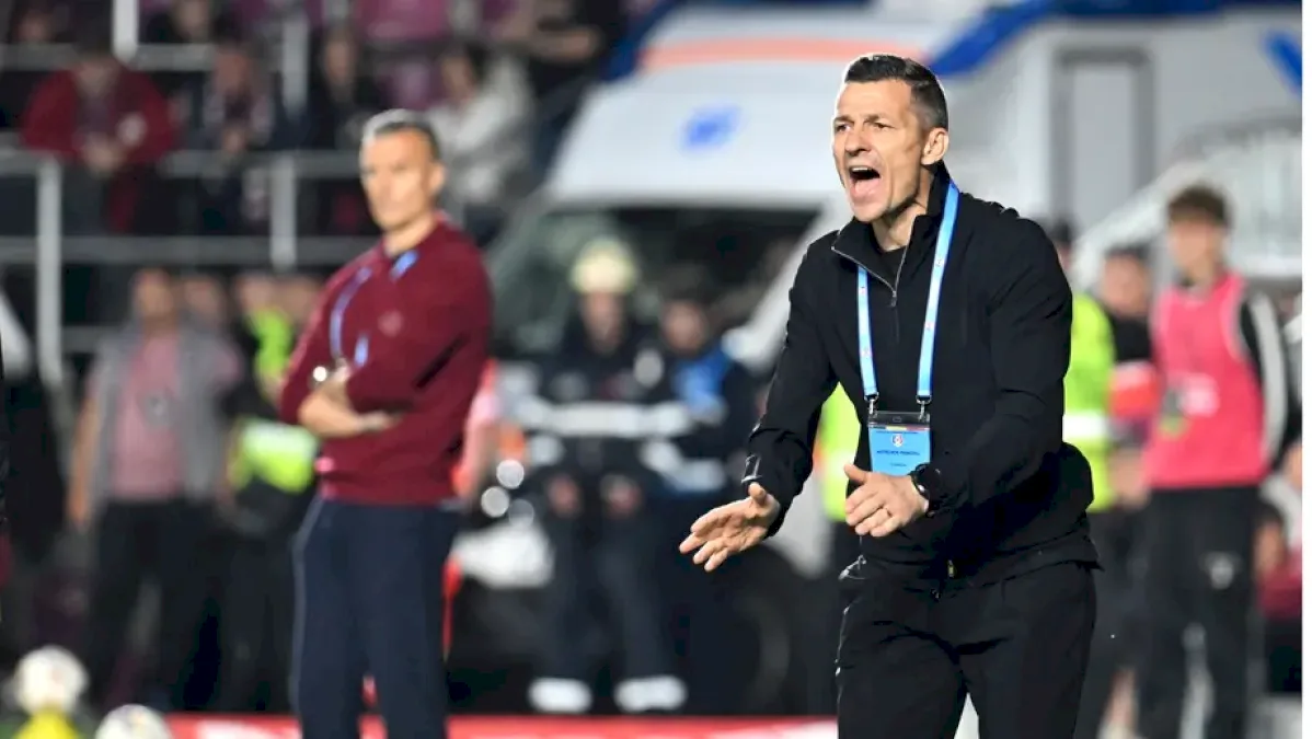 Costel Gâlcă a vorbit despre demisie după Rapid  CFR Cluj 1-2. Ce le-a spus jucătorilor imediat după meci