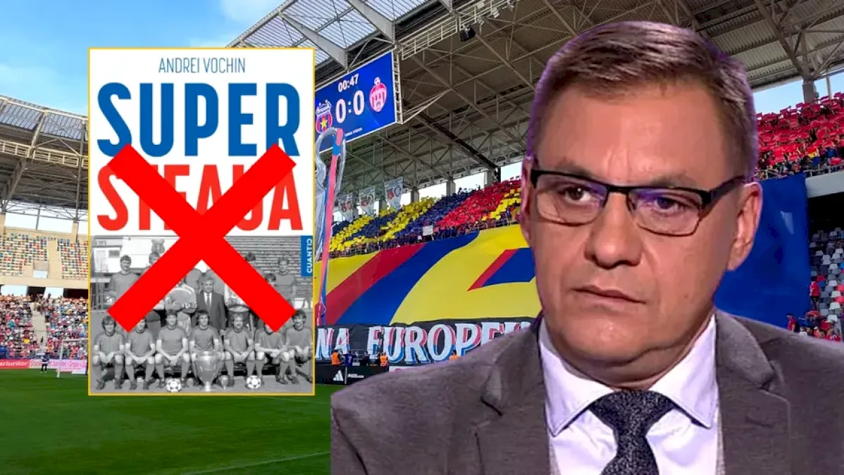 Cartea Super Steaua, interzisă în Ghencea la sărbătoarea de pe 7 mai 2026. Reacția autorului Andrei Vochin