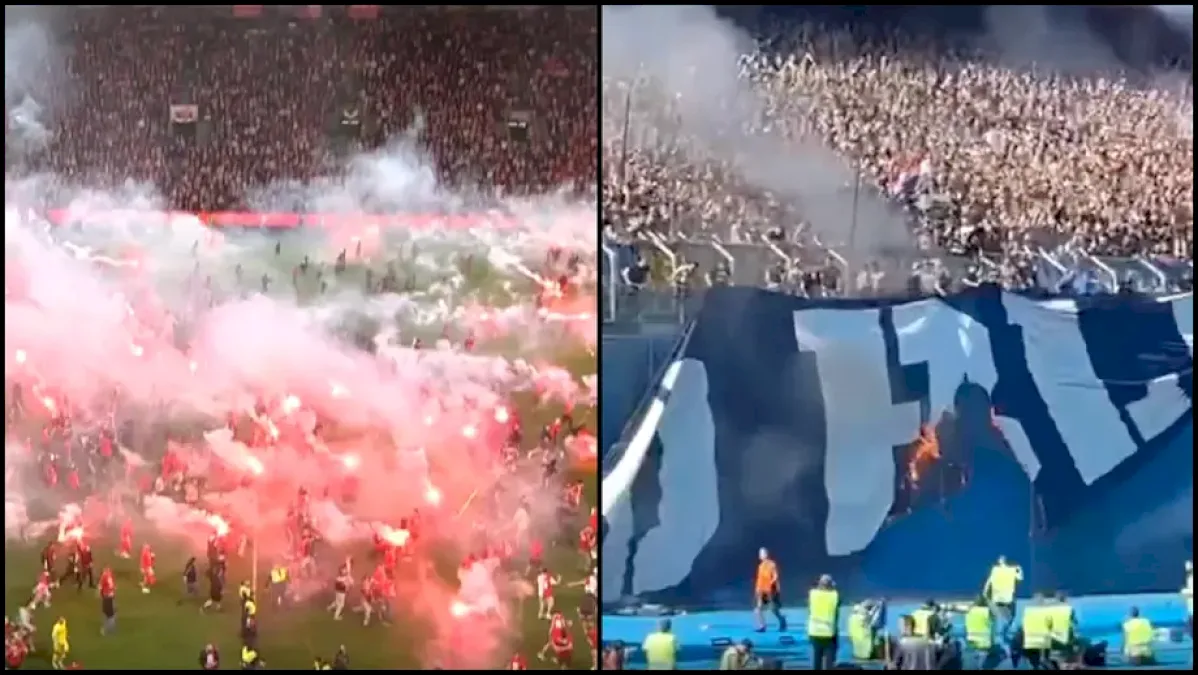 Scene șocante la derby-urile din Cehia și Croația! Ce s-a întâmplat la Slavia Praga  Sparta Praga și Dinamo Zagreb Video
