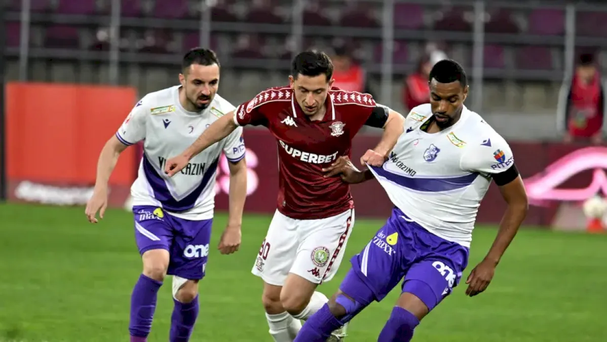 SuperLiga, etapa 9 din play-off. Echipele de start la FC Argeș  Rapid. Ce se întâmplă cu Alex Dobre