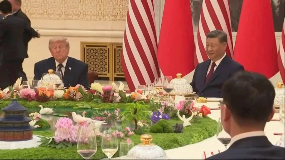Vizita lui Trump în China și negocierile cu Xi Jinping. Au fost făcuți câțiva mici pași simbolici, dar acordurile importante au fost puține (AFP)
