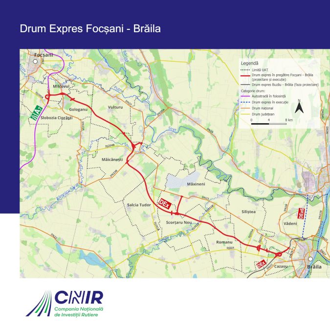 Drumul Expres Focșani  Brăila avansează: 3.300 de imobile urmează să fie expropriate