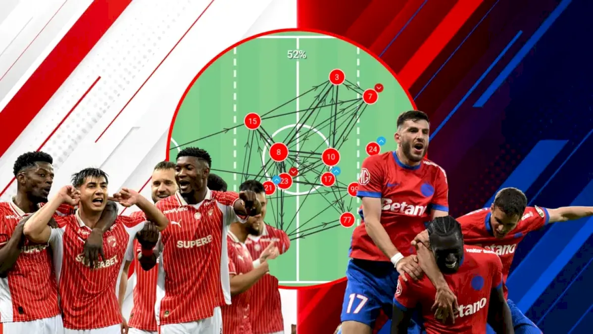 Analiza derby-urilor Dinamo  FCSB din sezonul regular! Cine a fost, de fapt, echipa mai bună. Cifrele Wyscout nu mint