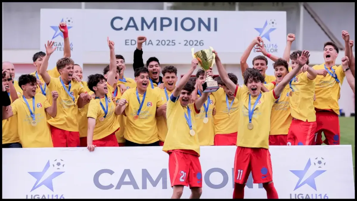 FCSB este campioană în Liga Elitelor! Dublă lovitură pentru rivalele din oraș, după ce puștii roș-albaștrilor au trecut de Rapid U16 în finală