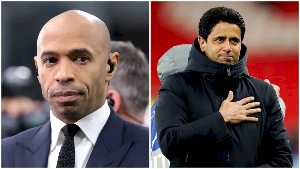 Dialog fabulos între președintele lui PSG, Nasser Al-Khelaifi, și francezul Thierry Henry, cel mai mare fan Arsenal, după finala Champions League: Cum ai putut să-i faci una ca asta?!
