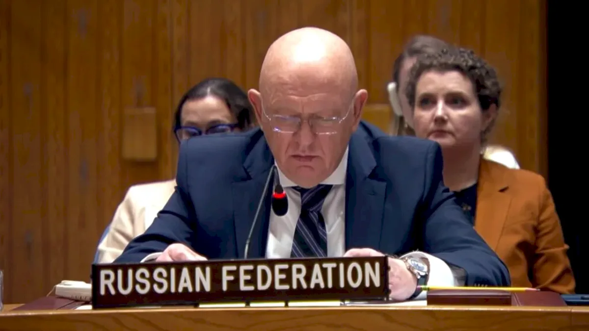 Rusia neagă la ONU implicarea în drona de la Galați și acuză România de isterie