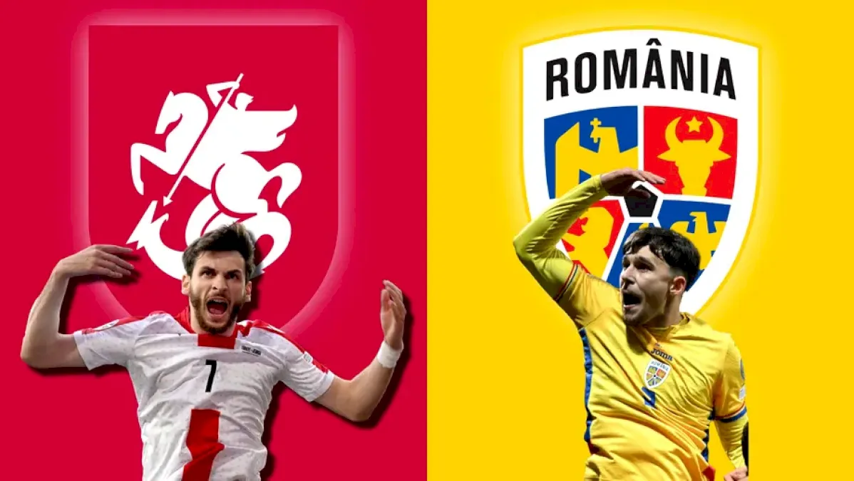 Georgia România, live video, primul meci al lui Gică Hagi