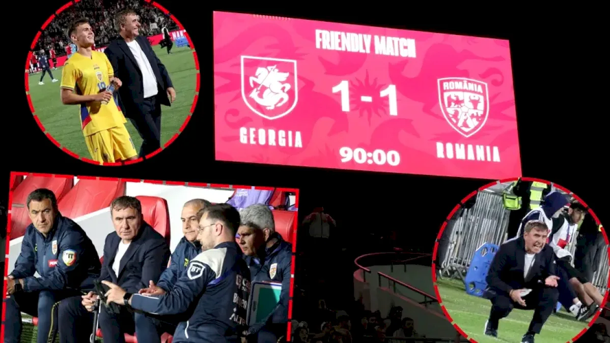 Gică Hagi despre meciul Georgia – România 1-1 în noul mandat