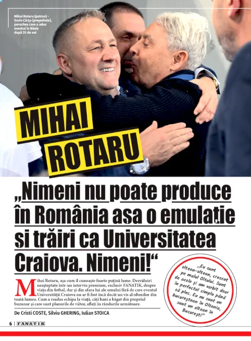 Revista Fanatik 777!Viața de film a lui Mihai Rotaru. Totul despre Campionatul Mondial de Fotbal plus POSTER GRATUIT cu programul complet