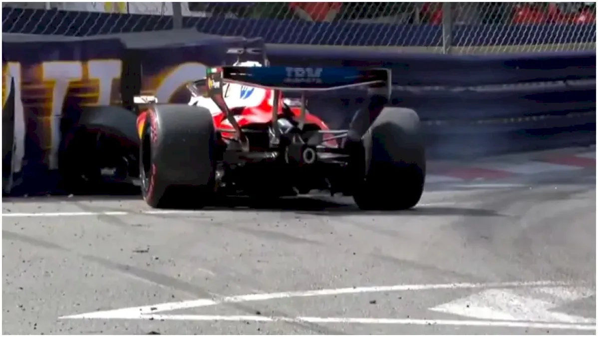 Cursa de la Monaco a fost oprită 30 de minute după accidentul lui Charles Leclerc