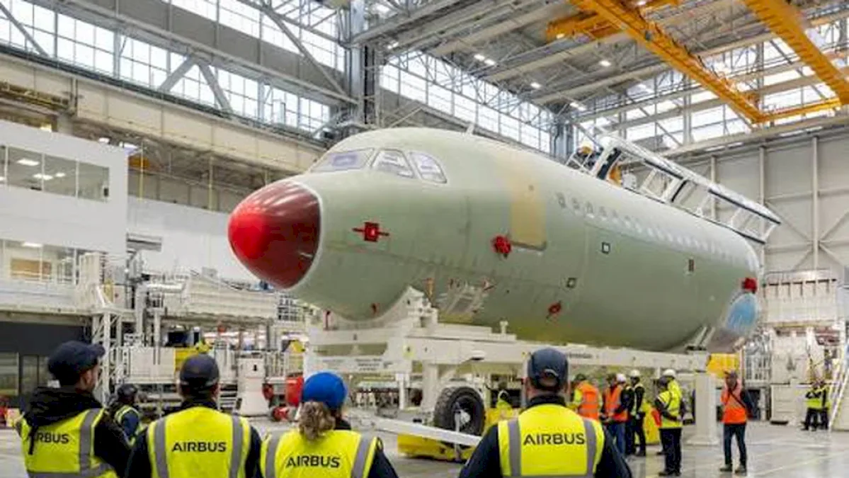 Airbus a inaugurat la Toulouse a doua linie de asamblare a avioanelor A320, modelul cu cele mai mari vânzări din lume