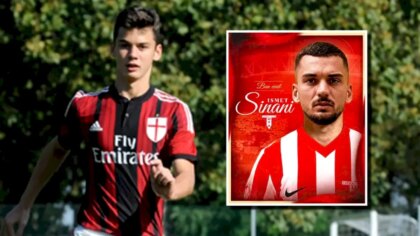 Atacant fost internațional U21 s-a transferat în SuperLiga, legitimat la AC Milan