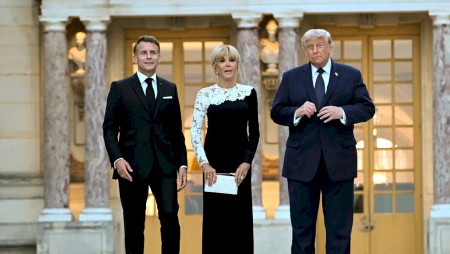 Trump laudă pe Macron în timpul cinei la Versailles
