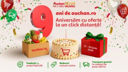 Auchan.ro a livrat 10 milioane de produse în ultimul an