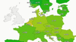 Prețuri mari la energie electrică în Europa și România, aproape 3.500 lei/MWh mâine seară