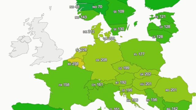Prețuri mari la energie electrică în Europa și România, aproape 3.500 lei/MWh mâine seară
