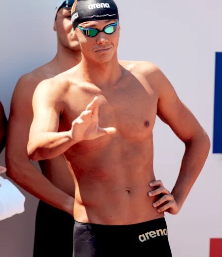 David Popovici a făcut un gest înainte de finalul probei de 100 m liber