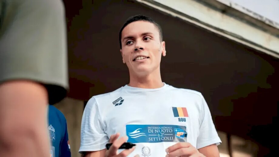 David Popovici a câștigat bani după medaliile de la Settecolli