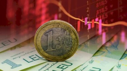 Euro se vinde peste 5,3 lei la casele de schimb, prognostic BNR pâna în 2027