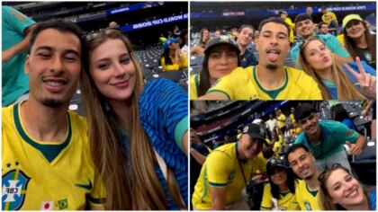 Isabella, iubita lui Gabriel Martinelli, a fost prezentă la meciul Brazilia-Japonia