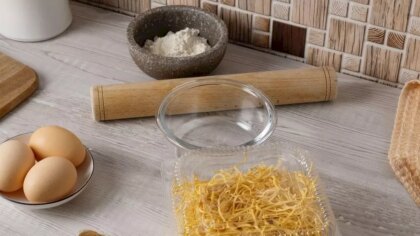Tăițeii cu ouă, incluși în Registrul Rețetelor Reputație, cu reguli pentru ingrediente și producție
