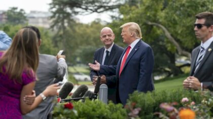 Trump a confirmat că l-a sunat pe Infantino pentru reanaliza suspendării lui Balogun